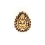 22Kt Gold Antique Temple Goddess Laxmi Ring RL22/1221 22Kt Gold Antique Temple Goddess Laxmi Ring RL22/1221
