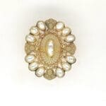 22Kt Gold Kundan Ring RL22/1444