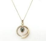 18Kt Yellow Gold Snake pendant With Chain CN18/1754