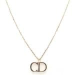 18Kt Gold Chain With CD Pendant CN18/1809