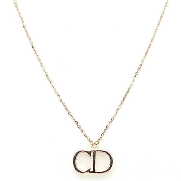 18Kt Gold Chain With CD Pendant CN18/1809