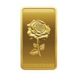 Rose 24k (999.9) 10 gm Gold Bar