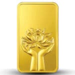 Lotus 24k (999.9) 50 gm Gold Bar