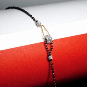 18kt Yellow Gold Mangalsutra Chain Bracelet CBL22/6