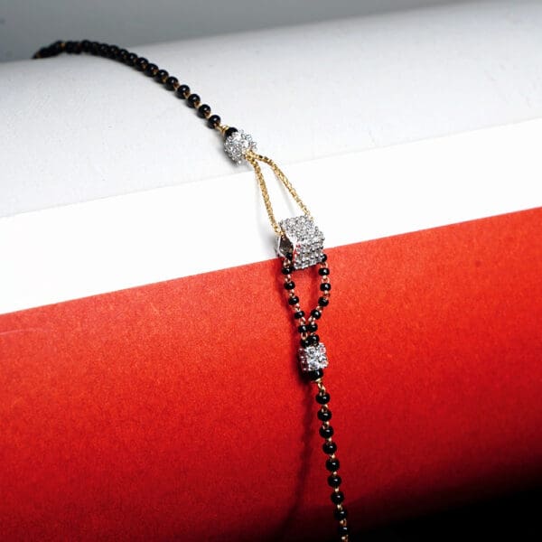 18kt Yellow Gold Mangalsutra Chain Bracelet CBL22/6