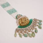 14kt Gold Polki Kundan Set With Pearl PKS14/2