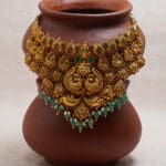 Antique Temple Yellow Gold Peacock Necklace NK22/165