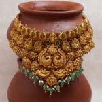 Antique Temple Yellow Gold Peacock Necklace NK22/165