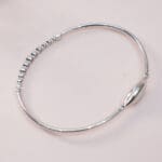 14Kt White Gold Diamond Minimal Bracelet DBL14/324