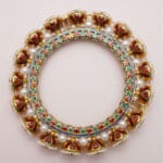 18Kt Gold Kundan Polki Pair of Kara PKK18/2