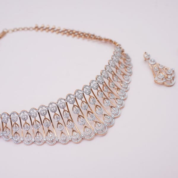 18kt Gold Diamond Necklace DNK/147