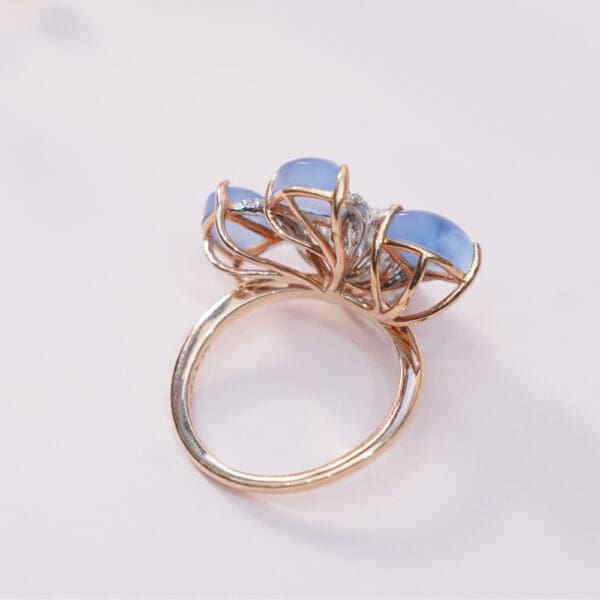 18Kt Gold Diamond Polki Ring DRL/1475