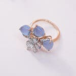 18Kt Gold Diamond Polki Ring DRL/1475