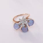 18Kt Gold Diamond Polki Ring DRL/1475