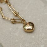 18 Kt Gold Necklace With Earrings CS18/84