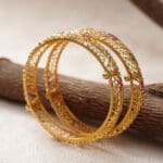 22Kt Yellow Gold Pair Of Bangles KR22/75