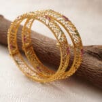 22Kt Yellow Gold Pair Of Bangles KR22/75
