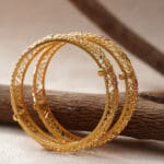 22Kt Yellow Gold Pair Of Bangles KR22/75
