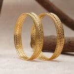 22Kt Yellow Gold Pair of Bangles / Kara CH22/346