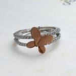 Platinum Butterfly Ring PLR/37