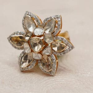 POLKI KUNDAN RING 14 POLKI KUNDAN RING 14