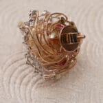 14kt Gold Pearl And Diamond Earrings DER14/576