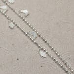 925 Minimal Beaded With Charm Anklets PYSS/758