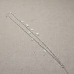 925 Silver Link Chain With Charm Anklets PYSS/756 925 Silver Link Chain With Charm Anklets PYSS/756