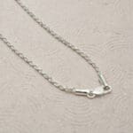 925 Silver Twisted Minimal Anklet PYSS/726 925 Silver Twisted Minimal Anklet PYSS/726