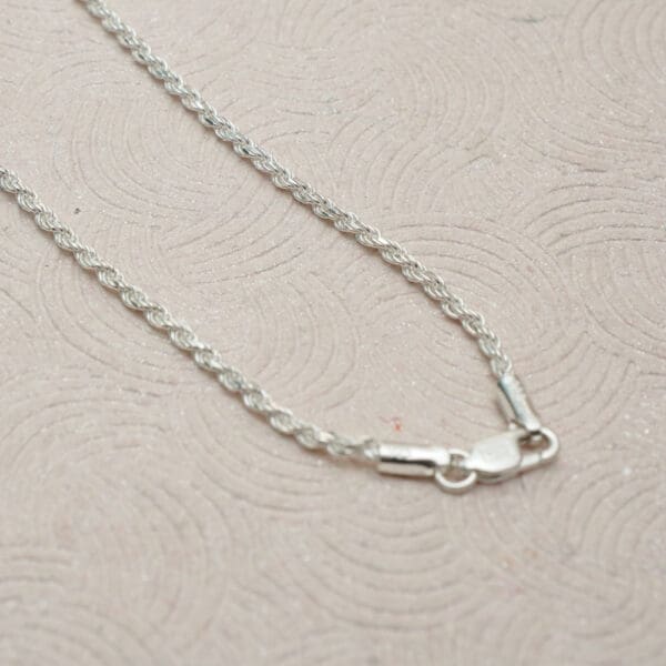 925 Silver Twisted Minimal Anklet PYSS/726