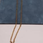 18Kt Gold Cap Rudraksha 5 Mukhi Mala