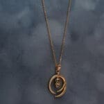 18Kt Yellow Gold Snake pendant With Chain CN18/1754