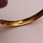 22Kt Yellow Gold Bangle Kara For Him BG22/173 22Kt Yellow Gold Bangle Kara For Him BG22/173