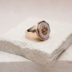 18kt Rose Gold Men's OM Ring RG18/320 18kt Rose Gold Men's OM Ring RG18/320