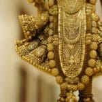 Gold Plated 925 Silver Shree Nath Ji Statue SI925/1