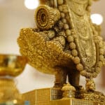 Gold Plated 925 Silver Shree Nath Ji Statue SI925/1