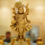 Gold Plated 925 Silver Shree Nath Ji Statue SI925/1