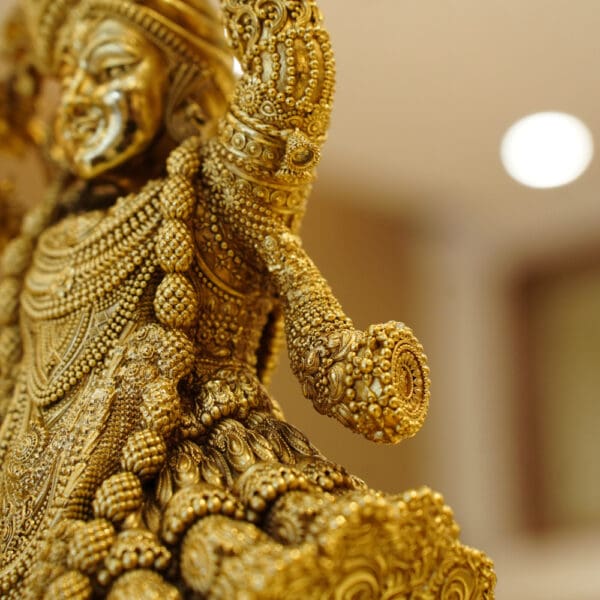 Gold Plated 925 Silver Shree Nath Ji Statue SI925/1