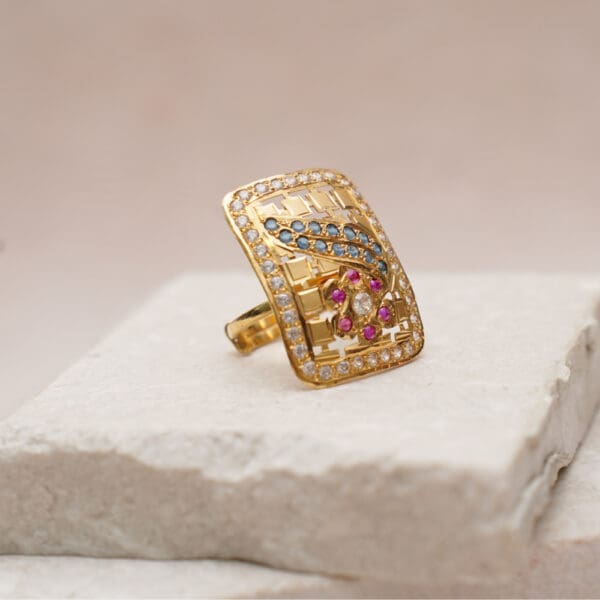 22Kt Yellow Gold Adjustable Ring RL22/1963