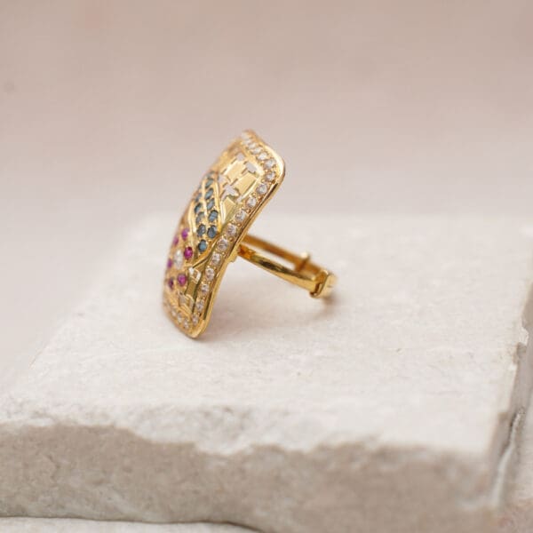 22Kt Yellow Gold Adjustable Ring RL22/1963
