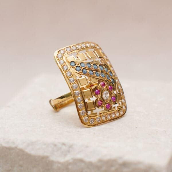 22Kt Yellow Gold Adjustable Ring RL22/1963