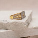 18Kt Yellow Gold Men's Ring RG18/99