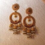 22Kt Gold Hoop Jhumka CB22/4 22Kt Gold Hoop Jhumka CB22/4