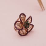18Kt Gold Flower Ring RL18/2016 18Kt Gold Flower Ring RL18/2016
