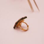 22Kt Gold Kundan Adjustable Ring RL22/226 22Kt Gold Kundan Adjustable Ring RL22/226