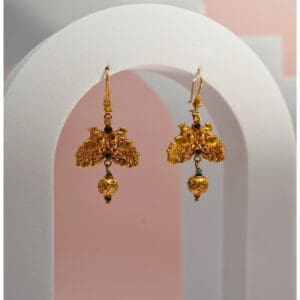 22Kt Gold Peacock Earrings For Her ER22/601
