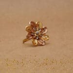 22Kt Yellow Gold Flower Ring RL22/1947 22Kt Yellow Gold Flower Ring RL22/1947