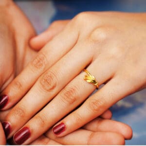 22Kt Yellow Gold Minimal Ring RL22/2351 22Kt Yellow Gold Minimal Ring RL22/2351