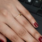 22Kt Yellow Gold Lightweighted Ring RL22/2411