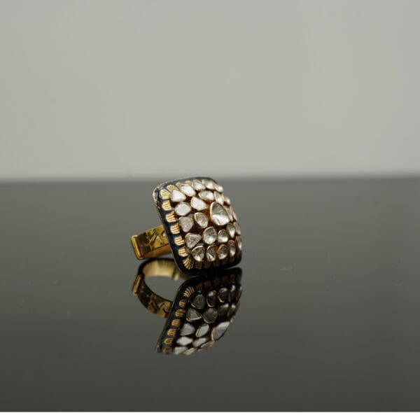 POLKI KUNDAN RING 18
